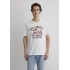 Mavi 0612078 0 Yaka Erkek Tshirt - Ekru