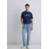 Mavi 0612587 0 Yaka Erkek Tshirt - Lacivert
