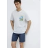 Mavi 0613321 0 Yaka Erkek Tshirt - Mavi