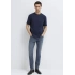 Mavi 0613339 0 Yaka Erkek Tshirt - Lacivert