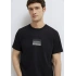 Mavi 0613364 0 Yaka Erkek Tshirt - Siyah