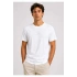 Mavi 0613674 0 Yaka Erkek Tshirt - Beyaz
