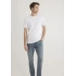 Mavi 061747 0 Yaka Erkek Tshirt - Beyaz