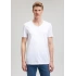 Mavi 062773 V Yaka Erkek Basic Tshirt - Beyaz