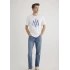Mavi 065109 0 Yaka Erkek Tshirt - Beyaz