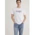 Mavi 067114 0 Yaka Erkek Tshirt - Beyaz