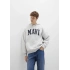 Mavi 067149 Kapsonlu Erkek Sweat - Gri