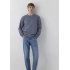 Mavi 0s10620 0 Yaka Erkek Sweat - Antrasit
