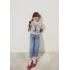 Mavi 7610280 0 Yaka Kiz Cocuk Tshirt - Beyaz Siyah
