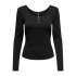 Only 15357763 Uzun Kol Kadin Body - Siyah