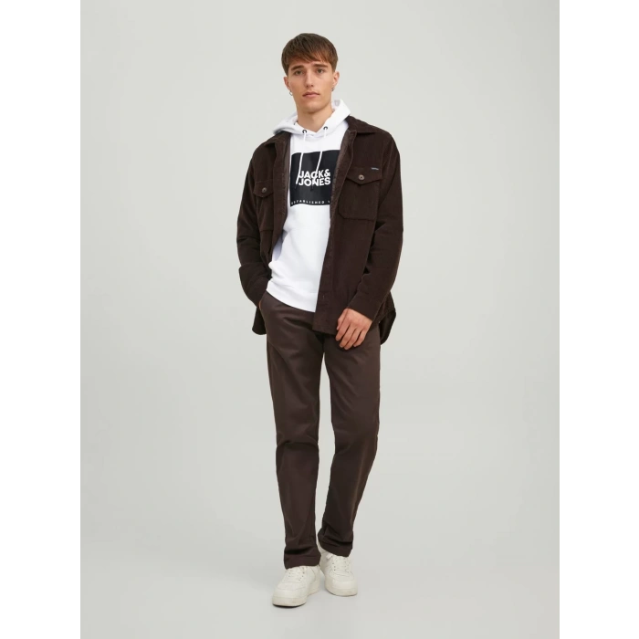 Jack&jones 12213245 Kapsonlu Erkek Sweat - Beyaz