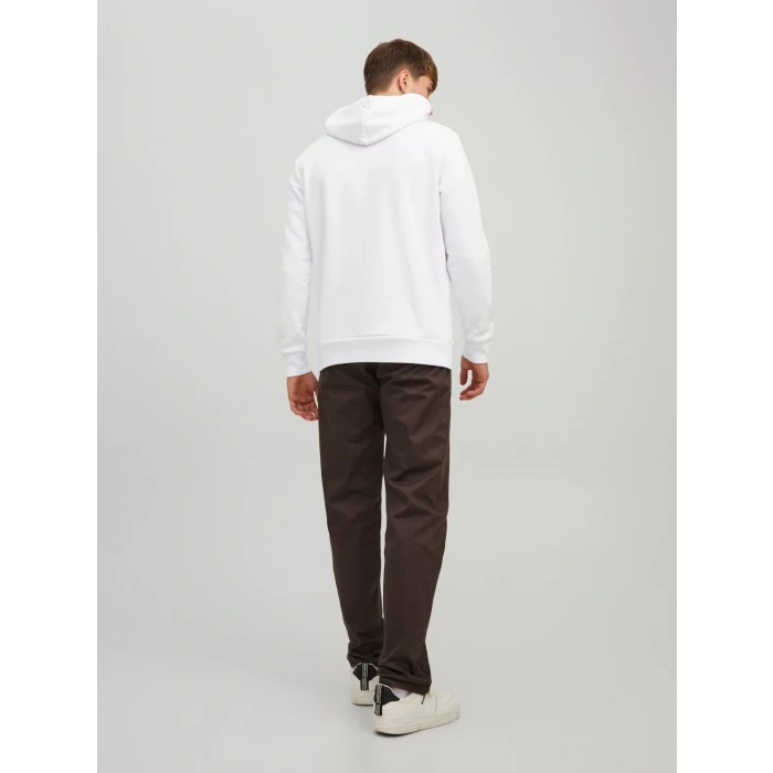 Jack&jones 12213245 Kapsonlu Erkek Sweat - Beyaz