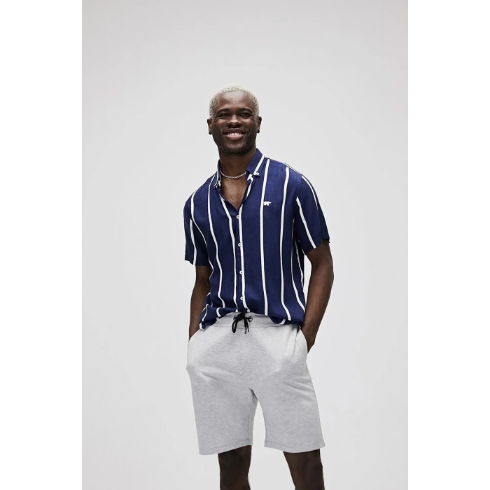 Bad Bear Sergio Erkek Gomlek - Lacivert Cizg