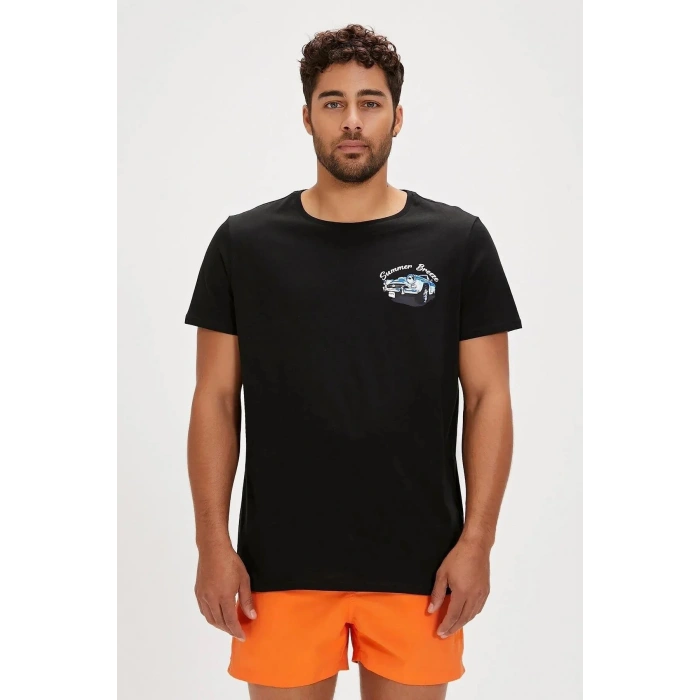 Badbear Dustin Erkek Tshirt - Siyah