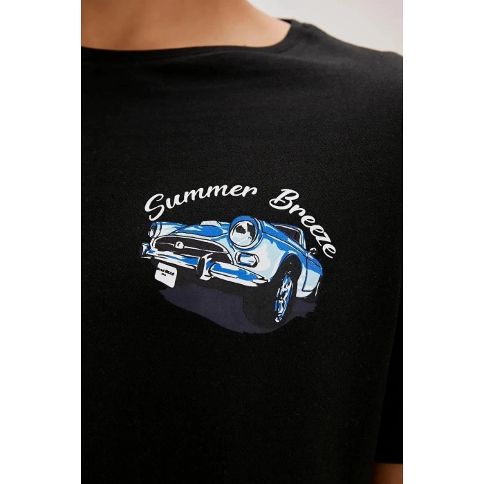 Badbear Dustin Erkek Tshirt - Siyah