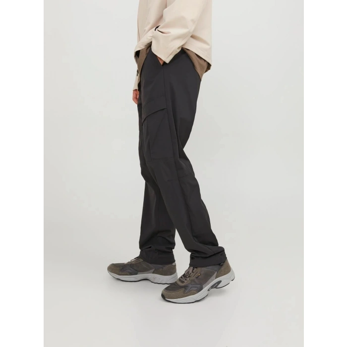 Jack&jones 12248997 Erkek Ince Kumaş Kargo Pantolon - Siyah