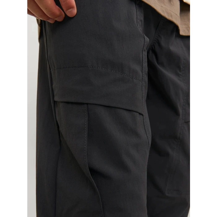 Jack&jones 12248997 Erkek Ince Kumaş Kargo Pantolon - Siyah