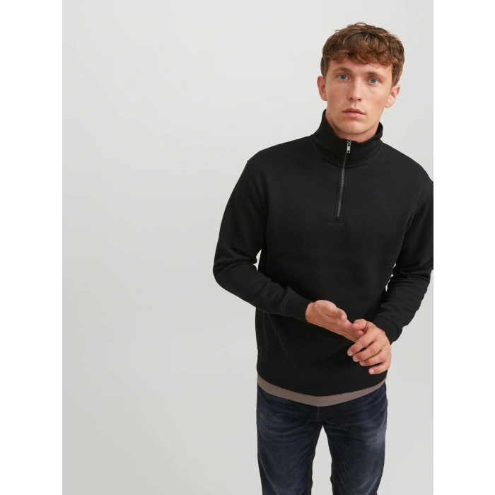 Jack&jones 12250747 Erkek Sweat - Siyah