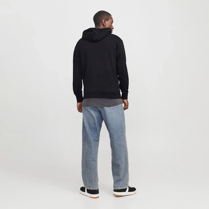 Jack&jones 12268422 Kapsonlu Erkek Sweat - Siyah