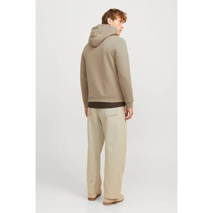 Jack&jones 12271193 Kapsonlu Erkek Sweat - Toprak