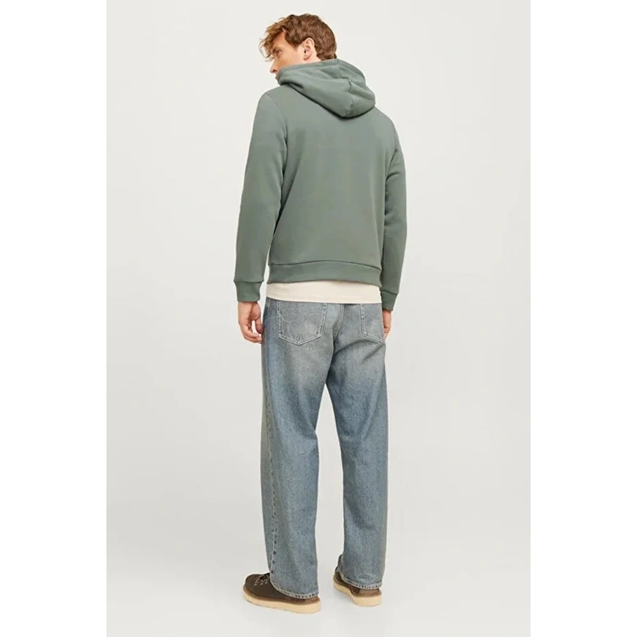 Jack&jones 12271193 Kapsonlu Erkek Sweat - Yesil