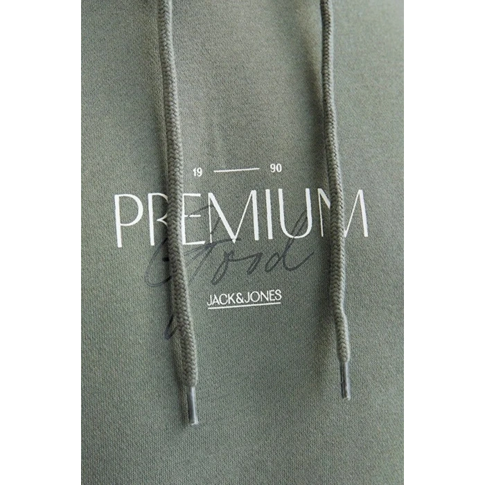 Jack&jones 12271193 Kapsonlu Erkek Sweat - Yesil