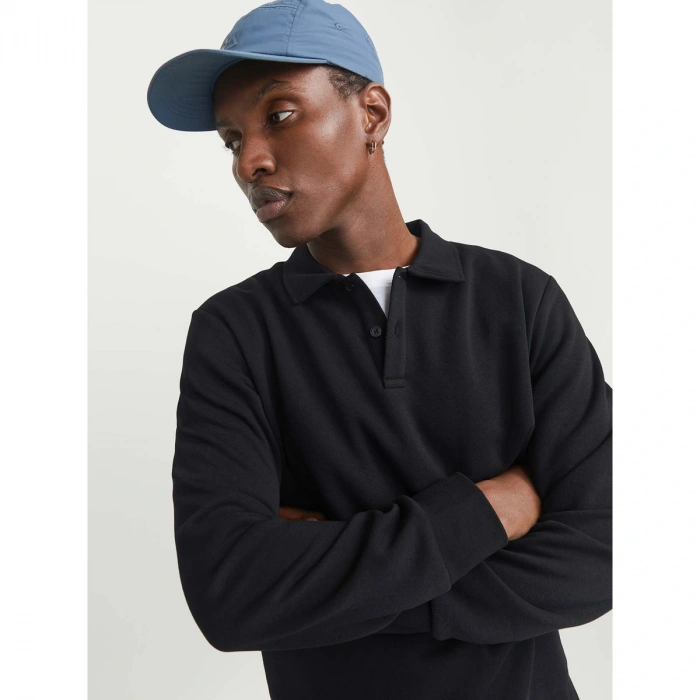Jack&jones 12278586 Erkek Sweat - Siyah
