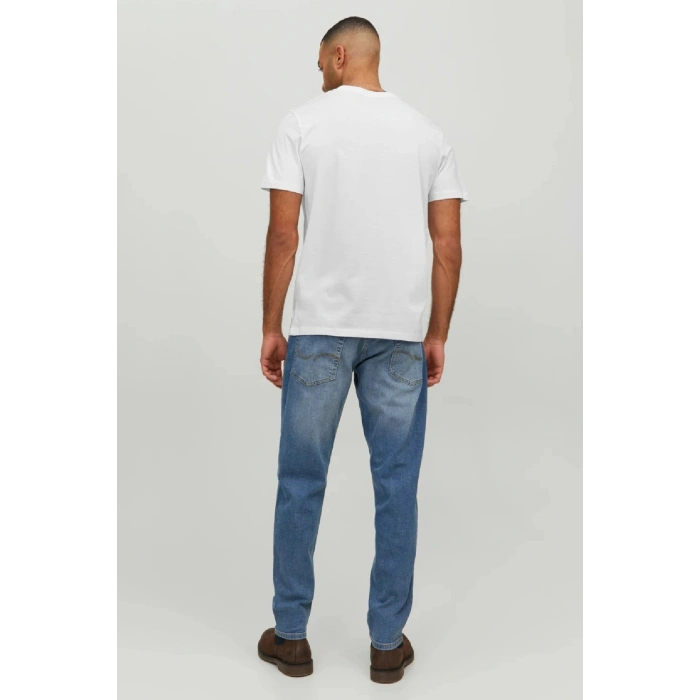 Jack&jones 12156102 V Yaka Erkek Tshirt - Beyaz
