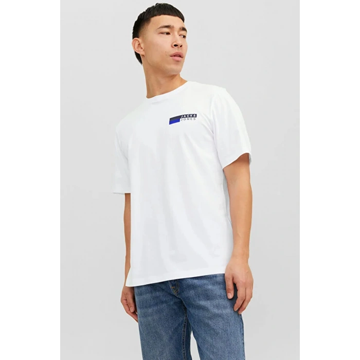 Jack&jones 12233999 Erkek Tshirt - Beyaz