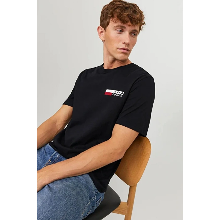 Jack&jones 12233999 Erkek Tshirt - Siyah