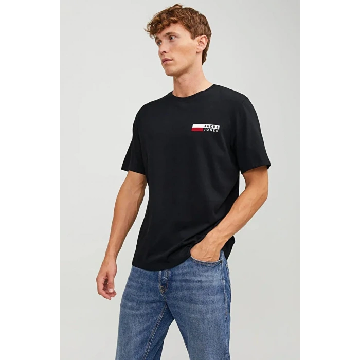 Jack&jones 12233999 Erkek Tshirt - Siyah