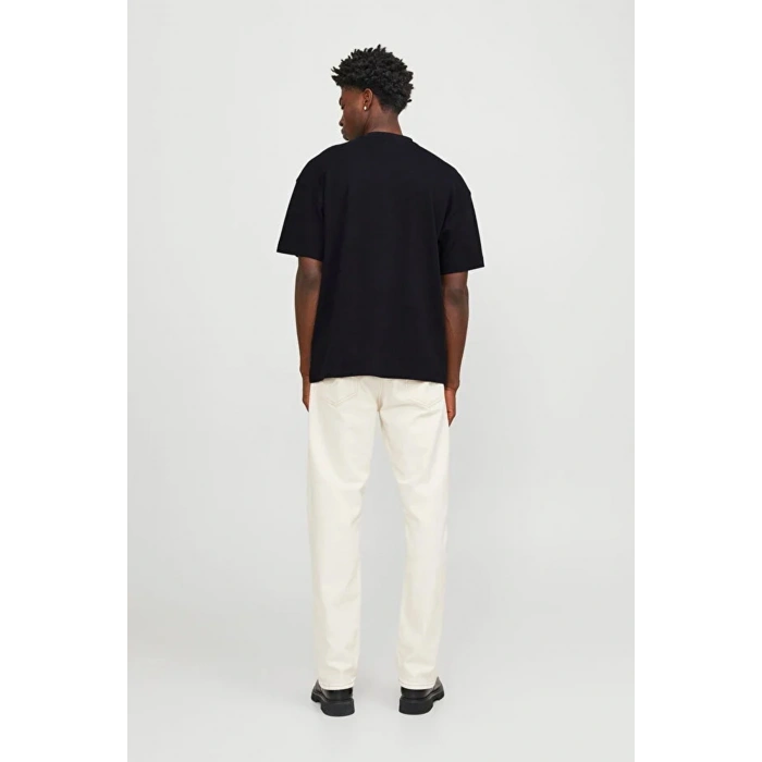 Jack&jones 12254412 0 Yaka Erkek Tshirt - Siyah