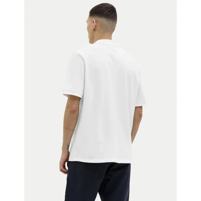 Jack&Jones 12270150 Yakali Erkek Tshirt - Beyaz