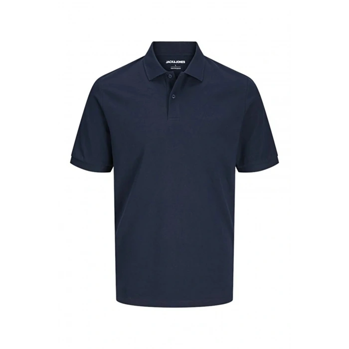 Jack&Jones 12270150 Yakali Erkek Tshirt - Lacivert
