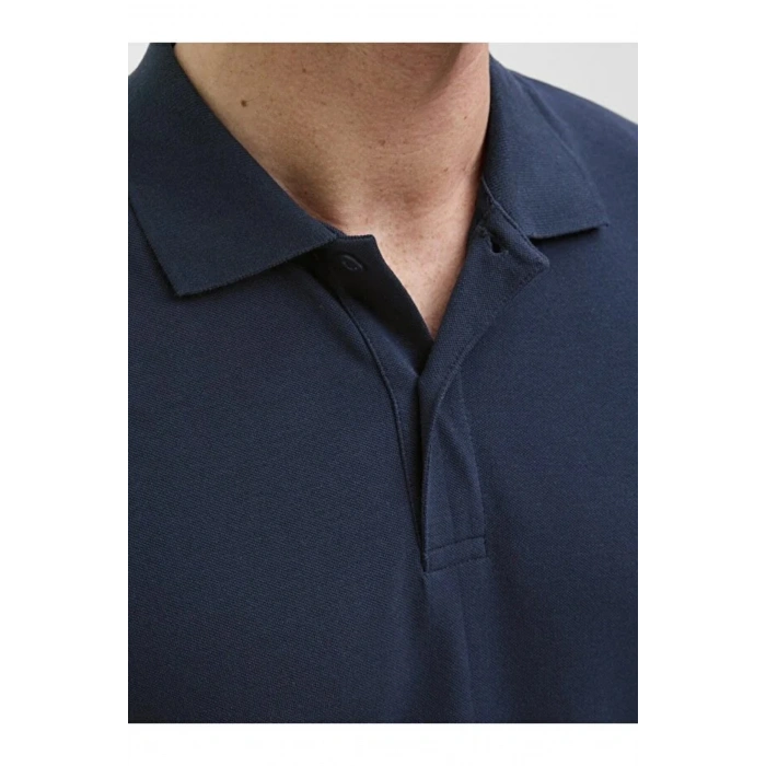 Jack&Jones 12270150 Yakali Erkek Tshirt - Lacivert