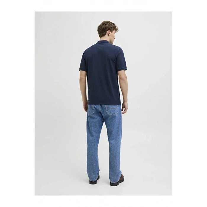 Jack&Jones 12270150 Yakali Erkek Tshirt - Lacivert