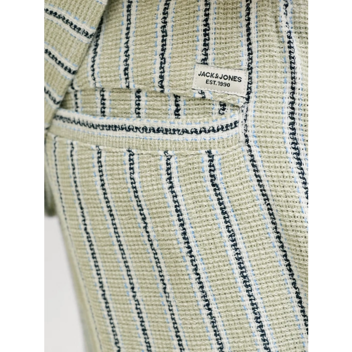JACK&JONES 12274413 ERKEK SORT - YESIL CIZGILI