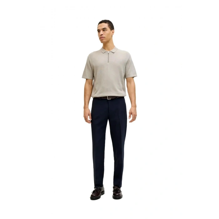 Jack&Jones 12288260 Yakali Erkek Tshirt - Bej