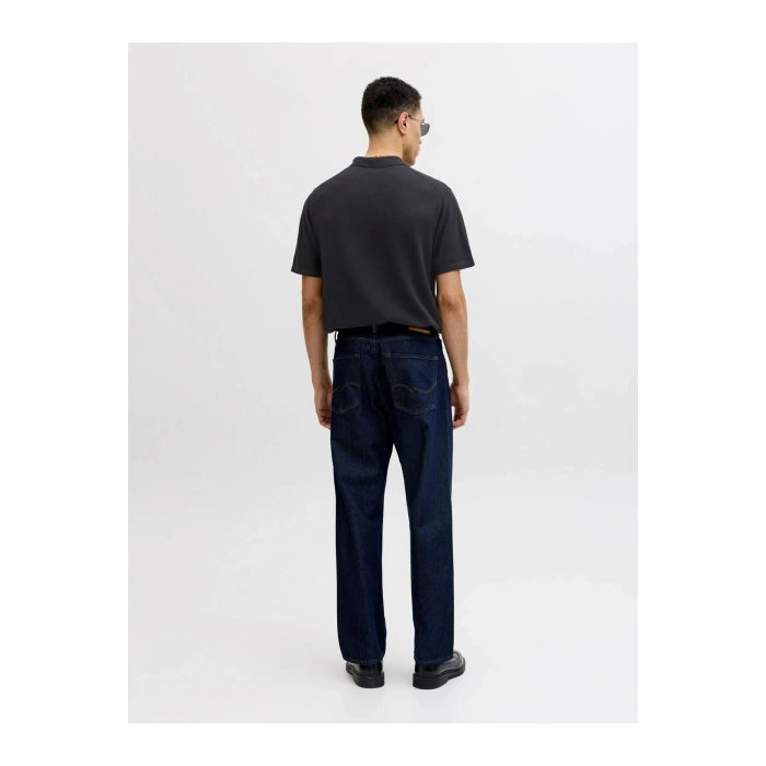 Jack&Jones 12288260 Yakali Erkek Tshirt - Siyah
