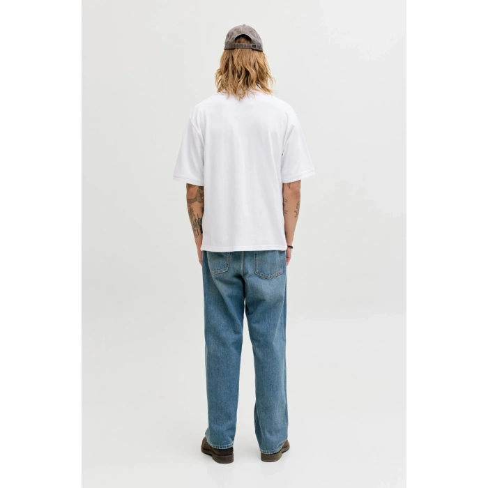 Jack&Jones 12288877 Yakali Erkek Tshirt - Beyaz