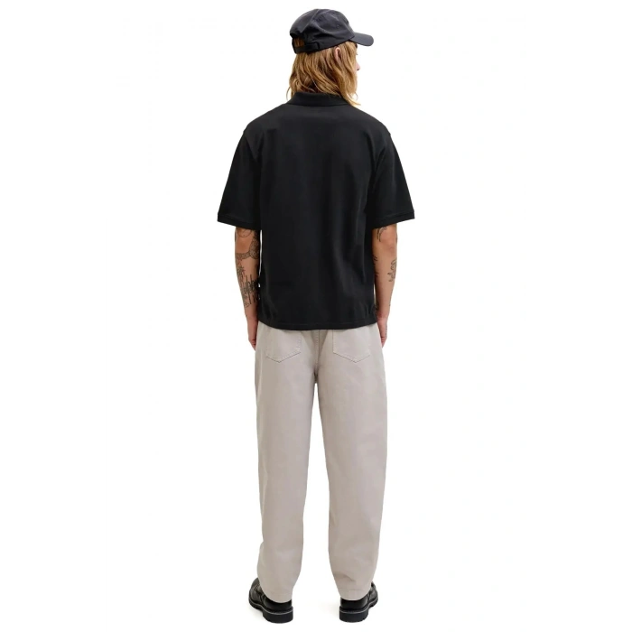 Jack&Jones 12288877 Yakali Erkek Tshirt - Siyah
