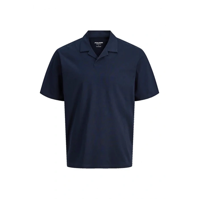 Jack&Jones 12288948 Yakali Erkek Tshirt - Lacivert
