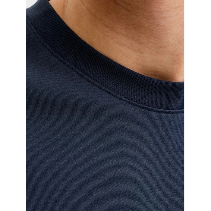 Jack&Jones 12289880 0 Yaka Erkek Tshirt - Lacivert