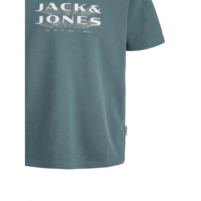 Jack&Jones 12289880 0 Yaka Erkek Tshirt - Yesil