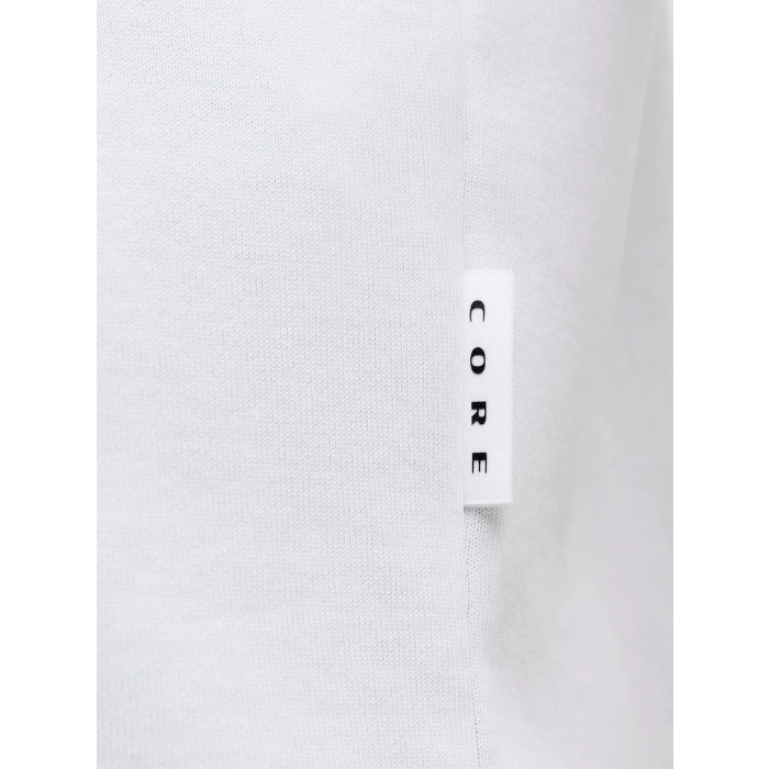 Jack&jones 12289936 0 Yaka Erkek Tshirt - Beyaz