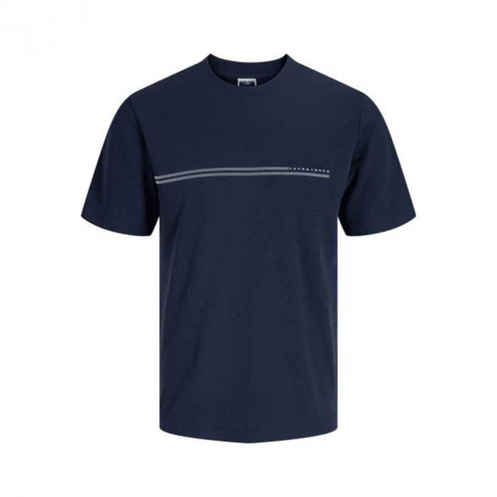 Jack&jones 12289936 0 Yaka Erkek Tshirt - Lacivert