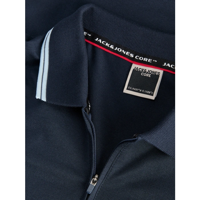 Jack&jones 12289953 Yakali On Tek Cep Erkek Tshirt - Lacivert