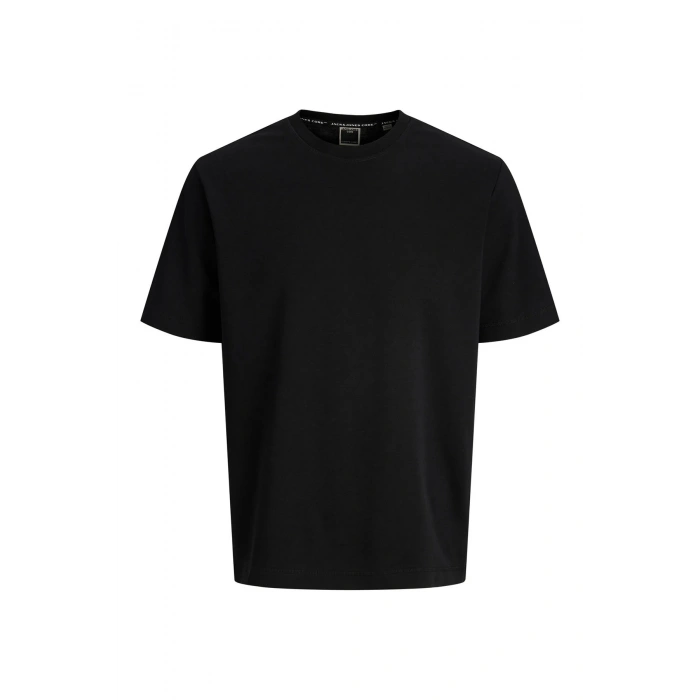 Jack&Jones 12289962 0 Yaka Erkek Tshirt - Siyah