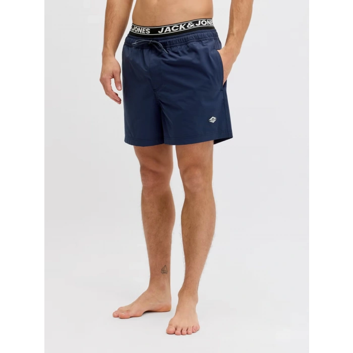 Jack&Jones 12291404 Erkek Deniz Sort - Lacivert