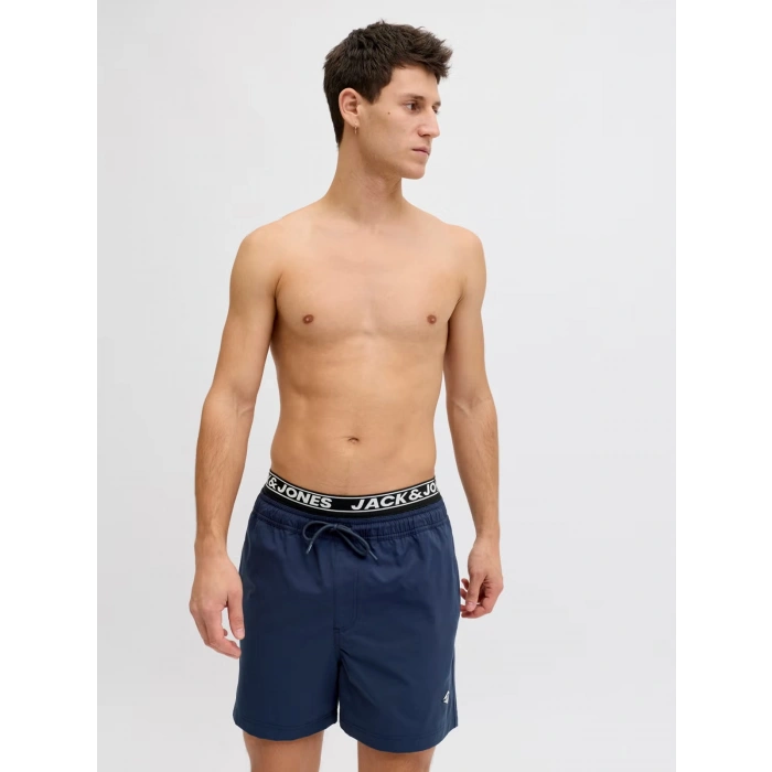 Jack&Jones 12291404 Erkek Deniz Sort - Lacivert